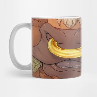 Pierced Highland Red Cow Mask Mug